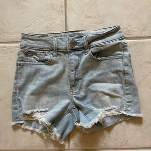 American Eagle High-Rise Midi Jean Short